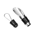 Orsina Chrome Wine Pourer and Stopper Set – Silver Bottle Accessories