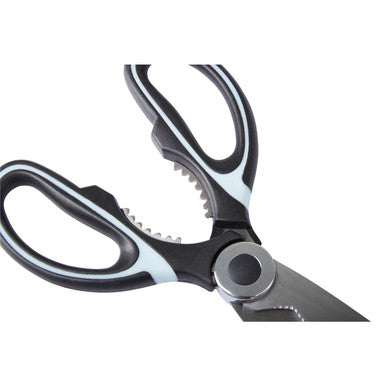 Orsina Stainless Steel Kitchen Scissors with Sheath – Black & Blue