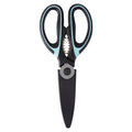 Orsina Stainless Steel Kitchen Scissors with Sheath – Black & Green