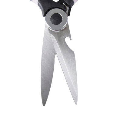 Orsina Stainless Steel Kitchen Scissors with Sheath – Black & Pink