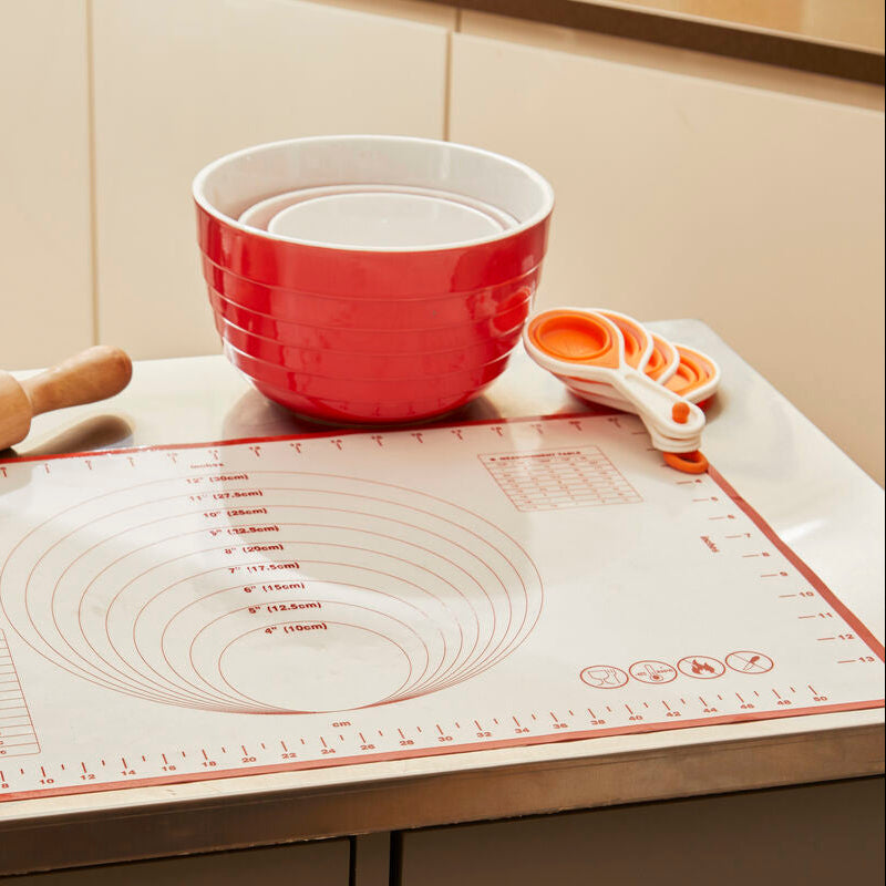 Orsina Collapsible Silicone Measuring Cups - 4 Piece Set in Orange