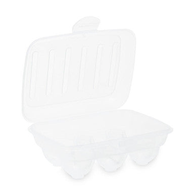 Orsina Clear Six Egg Box – Compact Refrigerator Storage with Lid