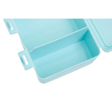 Orsina Mint Green 2-Section Lunch Box with Integrated Spork