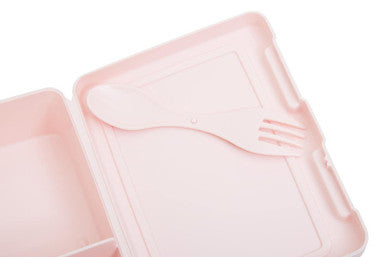 Orsina Pink 2-Section Lunch Box – Durable Meal Prep Bento Container