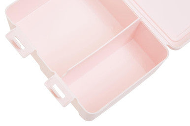 Orsina Pink 2-Section Lunch Box – Durable Meal Prep Bento Container
