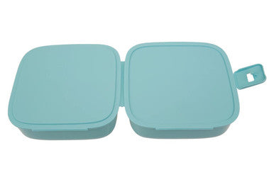 Orsina Grub Tub 4-Compartment Mint Green Lunch Box with Spork