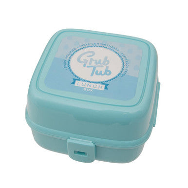 Orsina Grub Tub 4-Compartment Mint Green Lunch Box with Spork