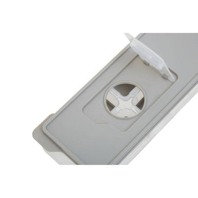 Orsina Arctic Grey Ice Cube Tray with Lid – Slim Covered Freezer Tray