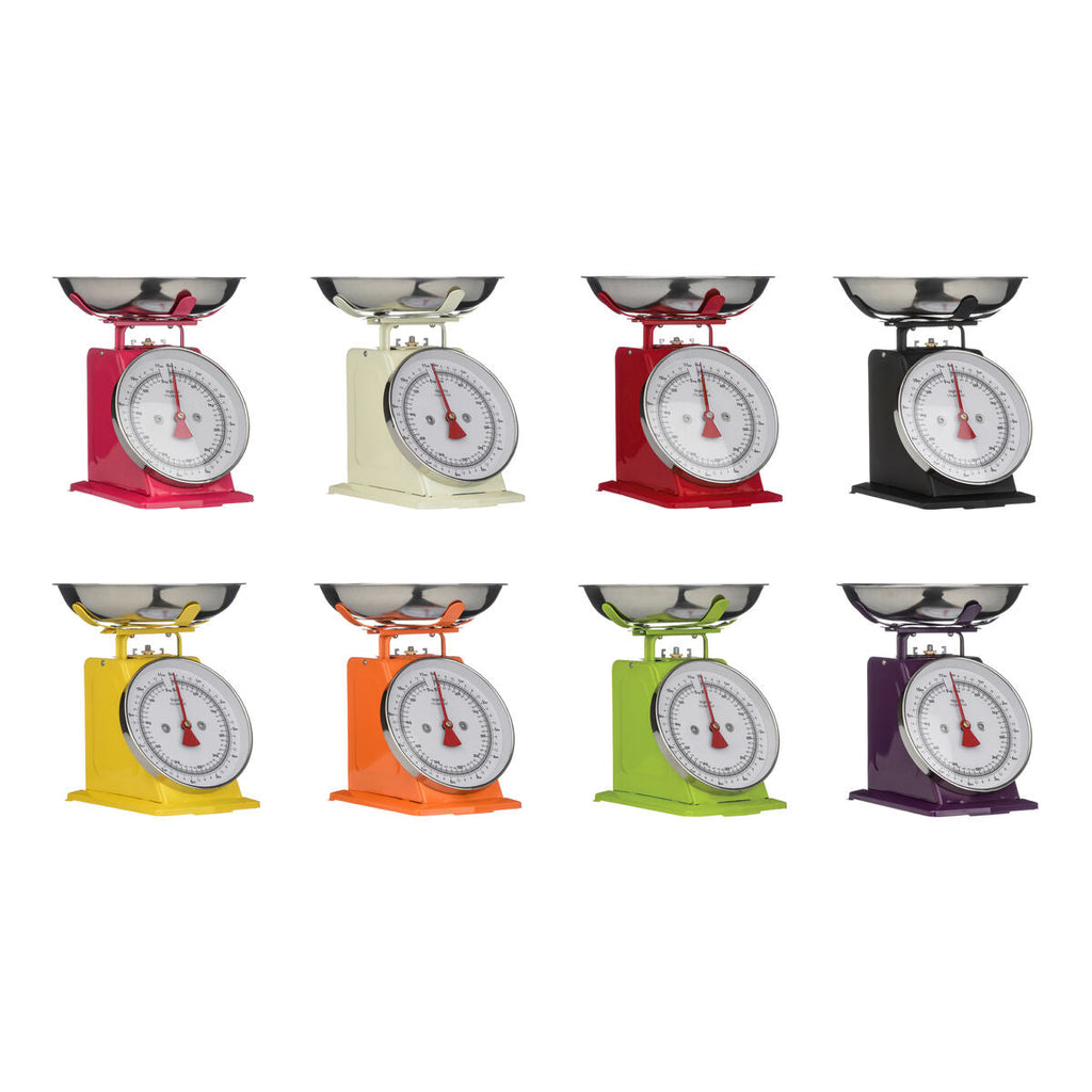 Orsina Olivier Retro Kitchen Scale – 5kg Analogue – Lime Green