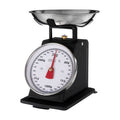 Orsina Olivier Retro Kitchen Scale – 3kg Analogue Food Scale, Matt Black