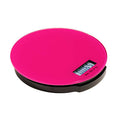 Orsina Zing Hot Pink Glass Kitchen Scale – 2kg Round Food Scale