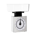 Orsina Olivier Kitchen Scale – 3kg Chrome Effect Silver Weighing Tool