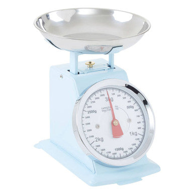 Orsina Olivier Retro Kitchen Scale – 3kg Analogue Pastel Blue