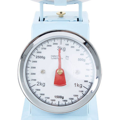 Orsina Olivier Retro Kitchen Scale – 3kg Analogue Pastel Blue