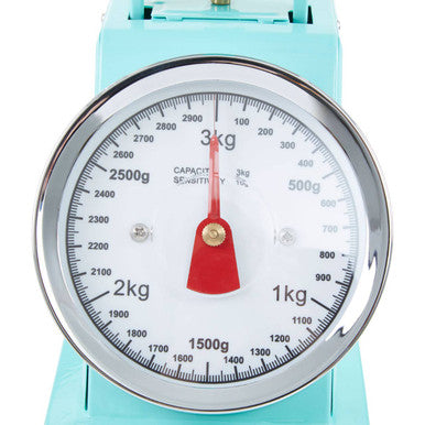 Orsina Olivier Retro Kitchen Scale – 3kg Pastel Green Analogue Scale
