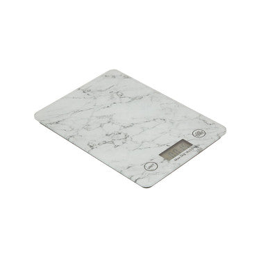 Orsina Palmas Digital Kitchen Scale – Marble Effect Glass Platform