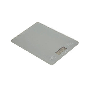 Orsina Palmas Digital Kitchen Scale – Cool Grey Glass with LED Display