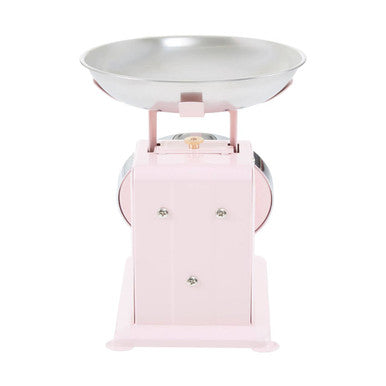 Orsina Olivier Retro Kitchen Scale – 3kg Analogue Dial, Pastel Pink