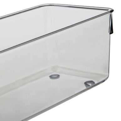 Orsina Clear Plastic Pantry and Fridge Organisers – Large Set of 2