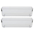 Orsina Romm Slim Kitchen Organisers – Set of 2 Space Saving Bins