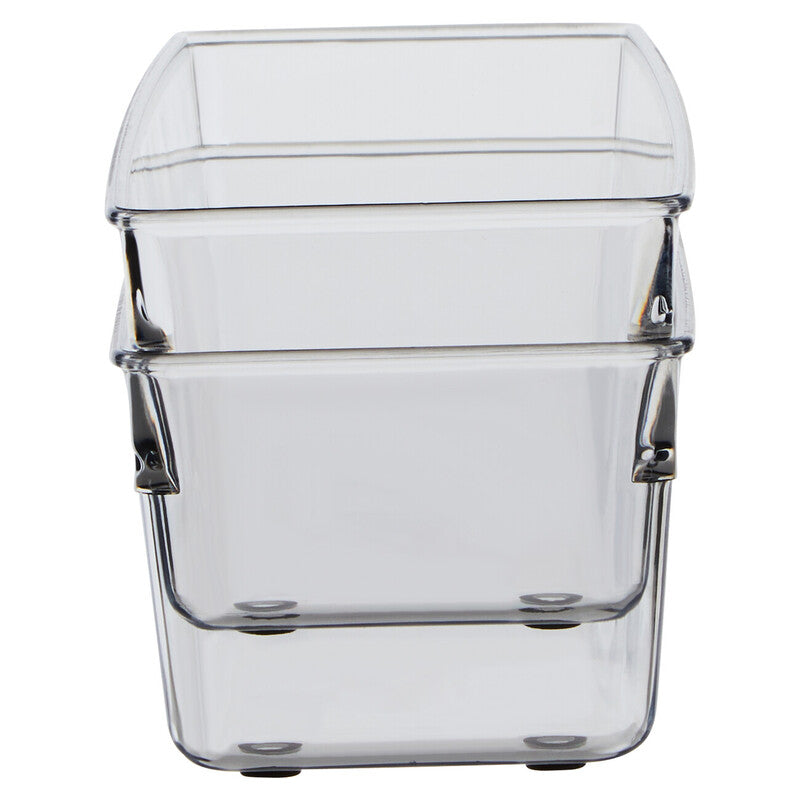 Orsina Clear Kitchen Organisers – Set of 2 Large Plastic Drawer Trays