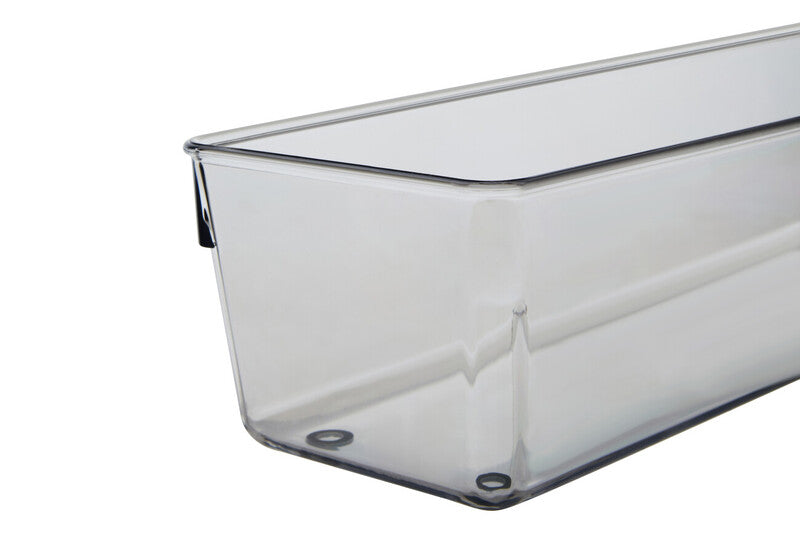 Orsina Clear Kitchen Organisers – Set of 2 Large Plastic Drawer Trays