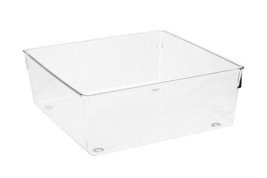Orsina Clear Square Pantry and Fridge Organisers - Set of 2