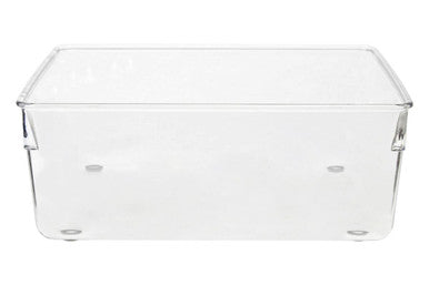 Orsina Clear Square Pantry and Fridge Organisers - Set of 2