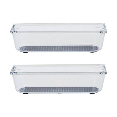 Orsina Romm Small Kitchen Drawer Organisers with Non-Slip Rubber Insert