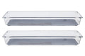 Orsina Large Kitchen Drawer Organisers with Non-Slip Rubber Base – Set of 2
