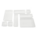 Orsina 8-Piece Modular Kitchen Drawer Organiser Set – Clear Trays