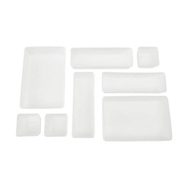 Orsina 8-Piece Modular Kitchen Drawer Organiser Set – Clear Trays