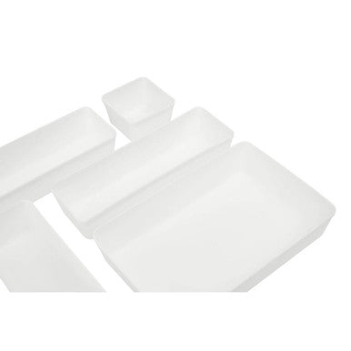 Orsina 8-Piece Modular Kitchen Drawer Organiser Set – Clear Trays