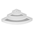 Orsina 3-Tier Corner Spice Organiser – White Kitchen Cabinet Rack