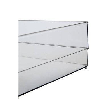 Orsina Large Fridge Storage Trays – Set of 2 Clear Stackable Bins