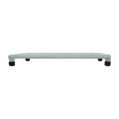 Orsina Cast Iron Trivet – Pale Blue Swirl Heat Protector Pot Stand