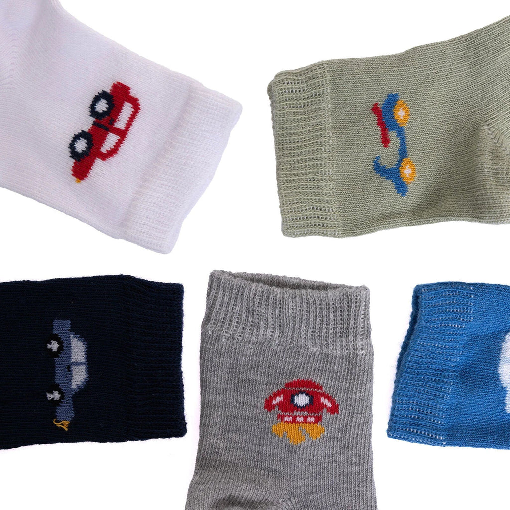 HelloBaby Socks 5 pcs - Blue