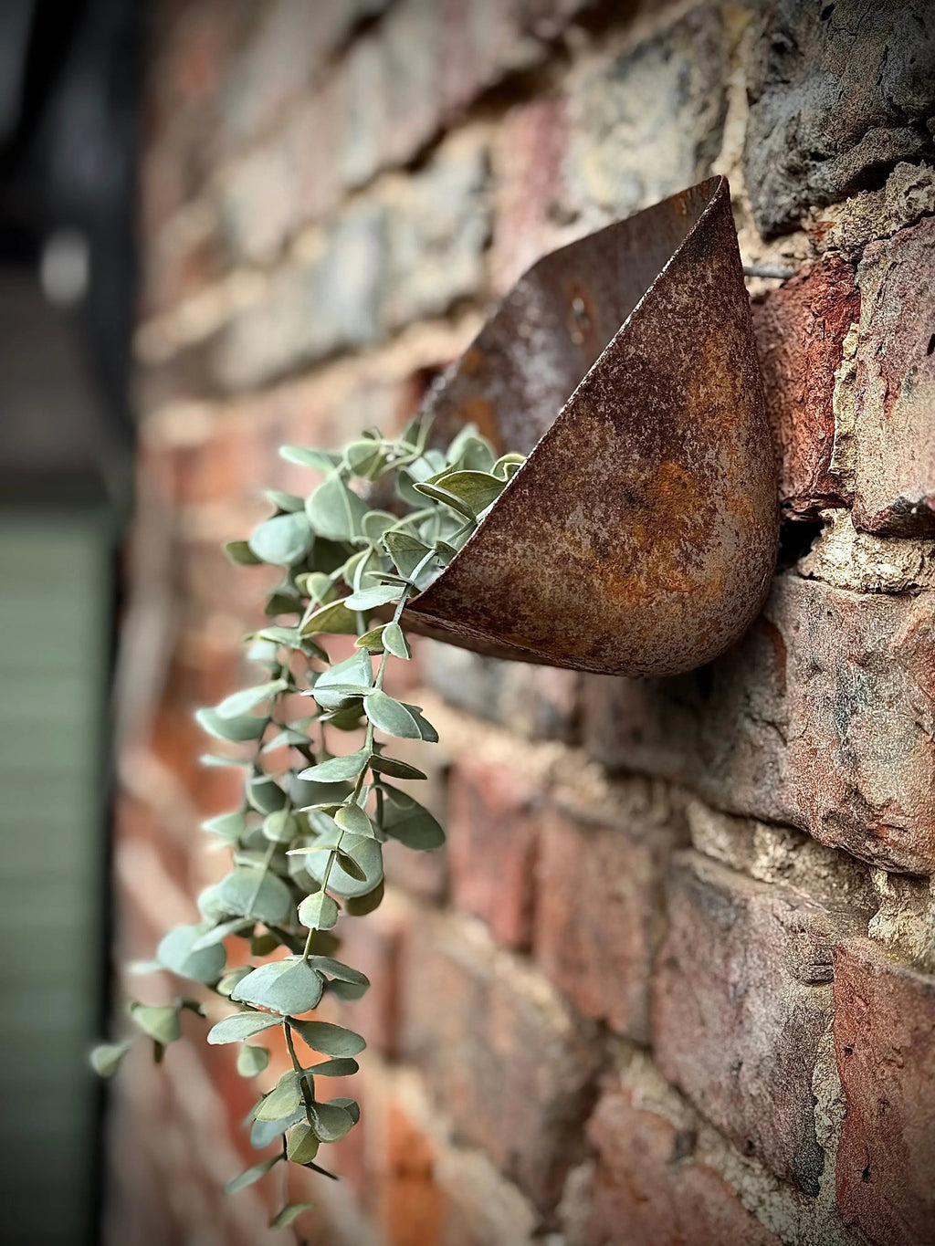 Rustic Warehouse Norfolk Vintage Metal Wall Mounted Planter & Key Holder