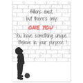 Believe in Your Purpose Poster – Inspirational Wall Art – Motivational Quote Print