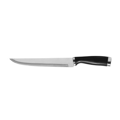 Orsina Stainless Steel Carving Knife with Black Polypropylene Handle