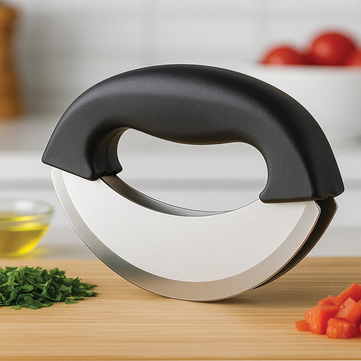 Orsina Mezzaluna Herb Chopper | Double Stainless Steel Blades