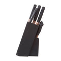 Orsina 11 Piece Stainless Steel Knife Set with Black Storage Block