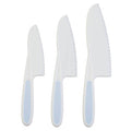 Orsina Zing Set of 3 Serrated Salad and Dessert Knives – Pastel Blue