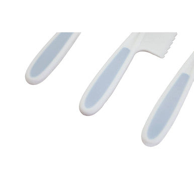Orsina Zing Set of 3 Serrated Salad and Dessert Knives – Pastel Blue