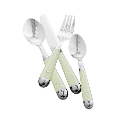 Orsina Brasserie 16-Piece Cream Cutlery Set | Stainless Steel Flatware