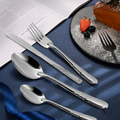 Orsina Dorothy 16 Piece Stainless Steel Cutlery Set | Polished Silver