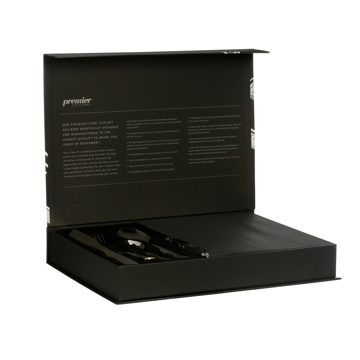 Orsina Martello Hammered 24 Piece Cutlery Set | Stainless Steel
