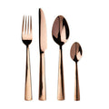 Orsina Avie Lustra 16-Piece Rose Gold Stainless Steel Cutlery Set