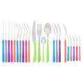 Orsina Zuma 24-Piece Multicoloured Stainless Steel Cutlery Set