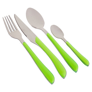 Orsina Zuma 24-Piece Multicoloured Stainless Steel Cutlery Set